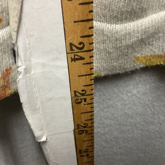 Chicos 3 (L) Multi Color Floral Knit Top Pull Over Style Rayon Blend - Picture 6 of 8